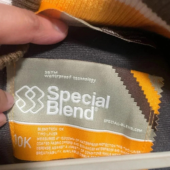 Special blend snowboarding gray ski jacket size Medium - Picture 9 of 11